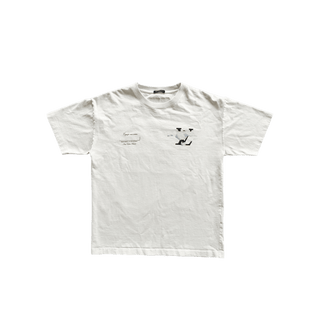 Louis Vuitton White Palm Tree Logo T-Shirt