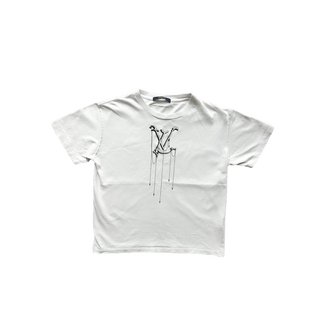 Louis Vuitton White Pendant Logo T-Shirt
