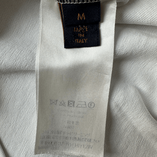 Louis Vuitton White Pendant Logo T-Shirt