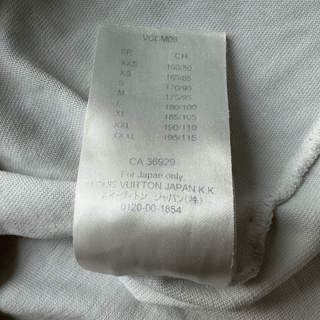 Louis Vuitton White Pendant Logo T-Shirt