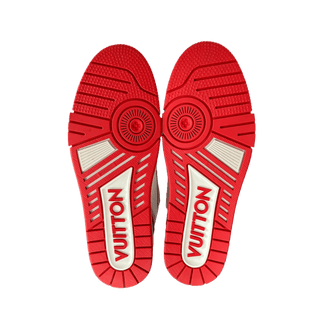 Louis Vuitton White & Red Paris Exclusive Trainer