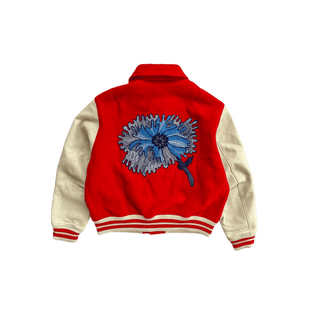 Louis Vuitton Yayoi Kusama Red & White Varsity Jacket