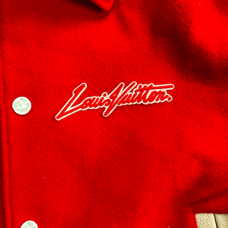 Louis Vuitton Yayoi Kusama Red & White Varsity Jacket
