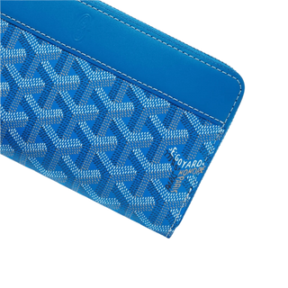 Goyard Matignon GM Wallet Blue