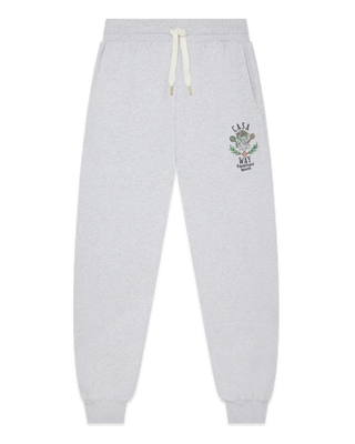 Casablanca Embroidered Casa Way Sweatpant Joggers Grey