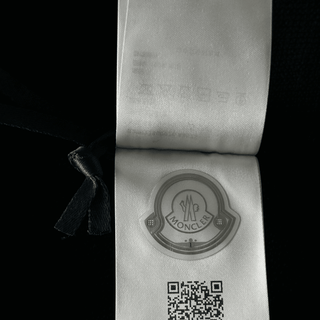 Moncler Black & Tri-Color Logo Beanie