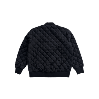 Moncler Navy Algeiba Quilted Bomber Jacket