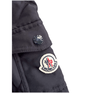 Moncler Navy Algeiba Quilted Bomber Jacket