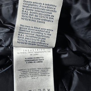 Moncler Navy Algeiba Quilted Bomber Jacket