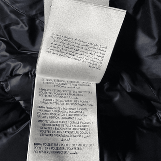 Moncler Navy Algeiba Quilted Bomber Jacket