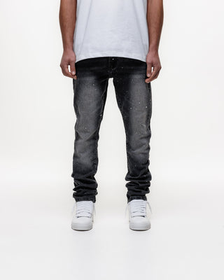 Magiri Ombre Slim Jeans in Black
