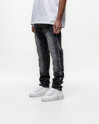 Magiri Ombre Slim Jeans in Black