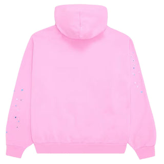 Sp5der Pink Web Hoodie