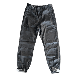 Prada Black Nylon Logo Track Pants