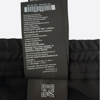 Prada Black Triangle Logo Cargo Pants