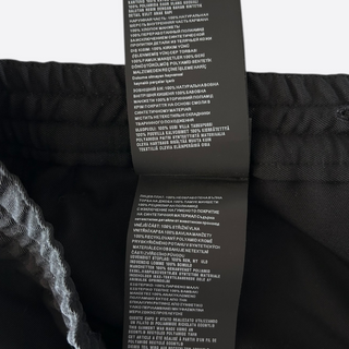 Prada Black Triangle Logo Cargo Pants