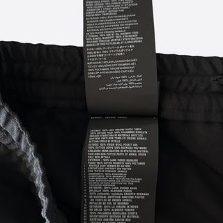 Prada Black Triangle Logo Cargo Pants
