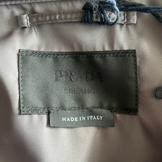 Prada Brown Re-Nylon Button Up Overshirt