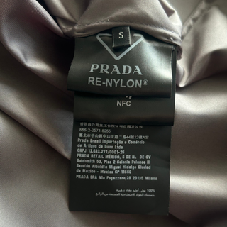 Prada Brown Re-Nylon Button Up Overshirt