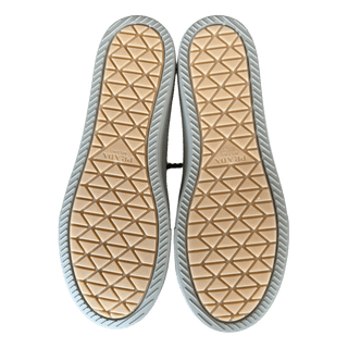 Prada Olive Triangle Logo Canvas Sneakers