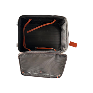 Prada Orange Saffiano Carry-On Suitcase