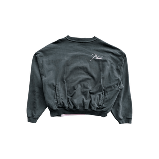 Rhude White & Pink Logo Panel Sweater