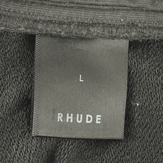 Rhude White & Pink Logo Panel Sweater
