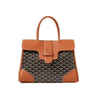 Goyard Saigon Tote Bag Black & Tan