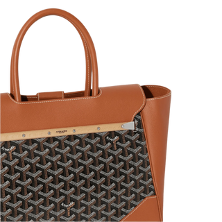 Goyard Saigon Tote Bag Black & Tan