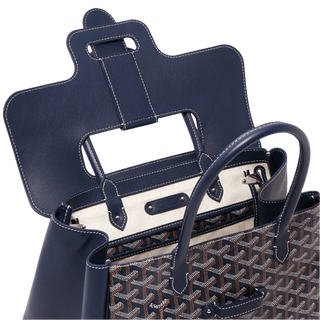Goyard Saigon Tote Bag Navy Blue