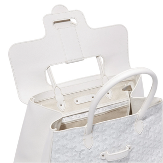 Goyard Saigon Tote Bag White