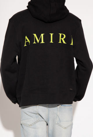 Amiri M.A Logo Hoodie Black/Lime