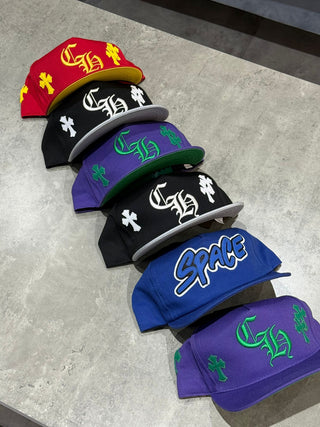 Chrome Hearts Purple Trucker Cap