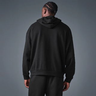 Alo Yoga Accolade Black Zip-Up Hoodie