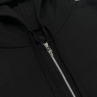 Chrome Hearts Vertical Logo Zip Up Hoodie