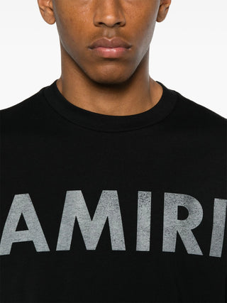 Amiri Logo Print T-Shirt in Black