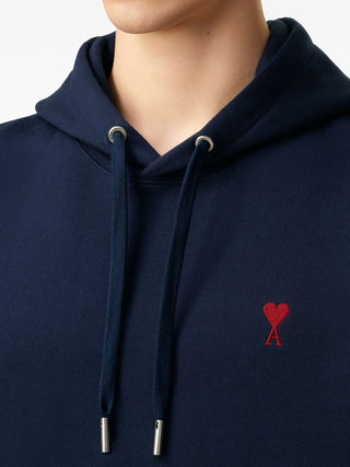 Ami Paris de Coeur Hoodie in Navy