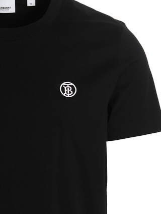 Burberry Parker TB Circle Logo T-Shirt in Black