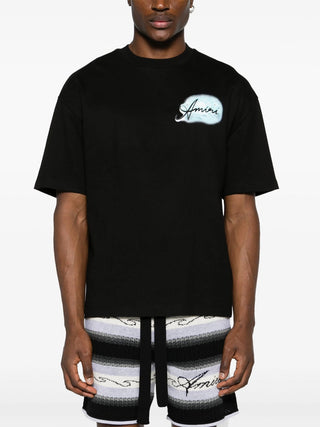 Amiri Paradise Airbrush Oversized T-Shirt in Black