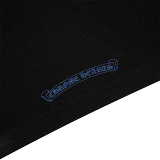 Chrome Hearts 1988 Neck Logo Black Blue T Shirt