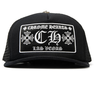 Chrome Hearts CH Las Vegas Black Trucker Cap