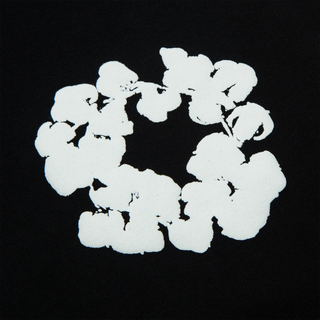 Denim Tears The Cotton Wreath Long-Sleeve Black T Shirt