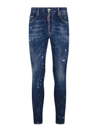 Dsquared2 Super Twinky Jean Splatter Design Blue Jeans