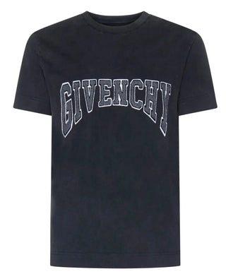 Givenchy Embroidered Logo  Patch T-Shirt in  Black