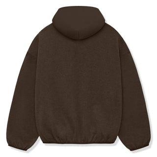 Fear Of God Essentials Core Collection Nylon Fleece Heather Wood Hoodie