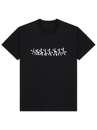 Givenchy Tag Effect Slim Fit T-Shirt in Black