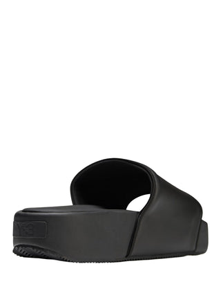 adidas Y-3 Platform Slides in Black