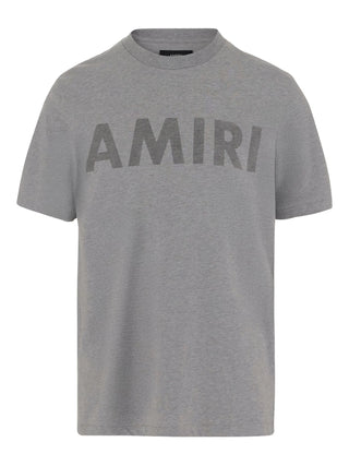 Amiri Logo Print T-Shirt in Grey
