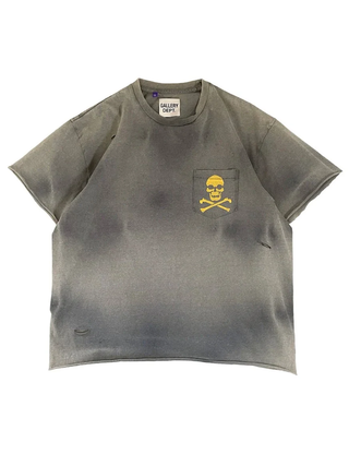 Gallery Dept Zip T-Shirt in Black