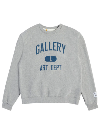 Gallery Dept Art Dept Crew Neck Sweatshirt in Heather Grey